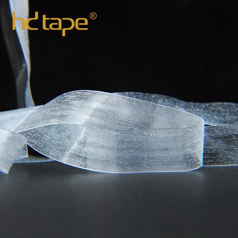 factory price Oeko-tex T-shirt use roll package 6012 semi-transparent mobilon tpu clear elastic tape