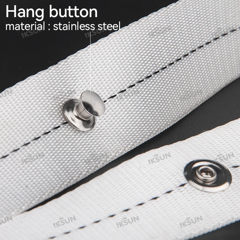 IKSUN Gardens Hot Sale Smart S Fold Curtain Track Custom Ceiling Mounted Wave S Ripple Fold Curtain Tape with Hooks