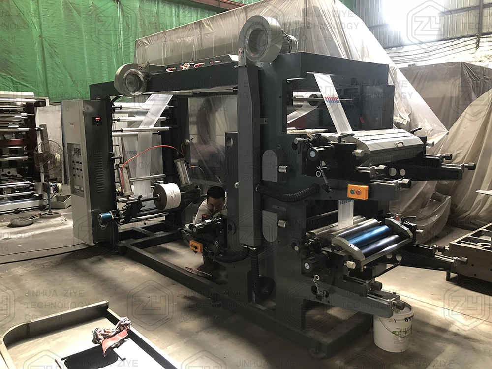 Flexographic Flexo Printing Machine for Plastic Bag FP41000 Hot Sale 4 Colors Flexographic Printer Letterpress Hot Product 2019