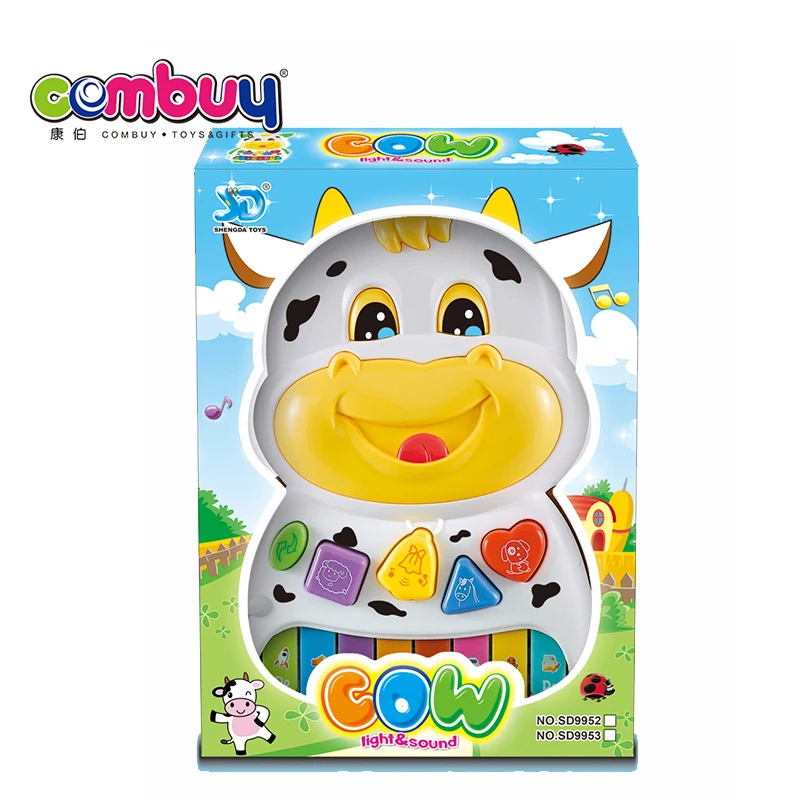 Western calf music light education study piano toy with music