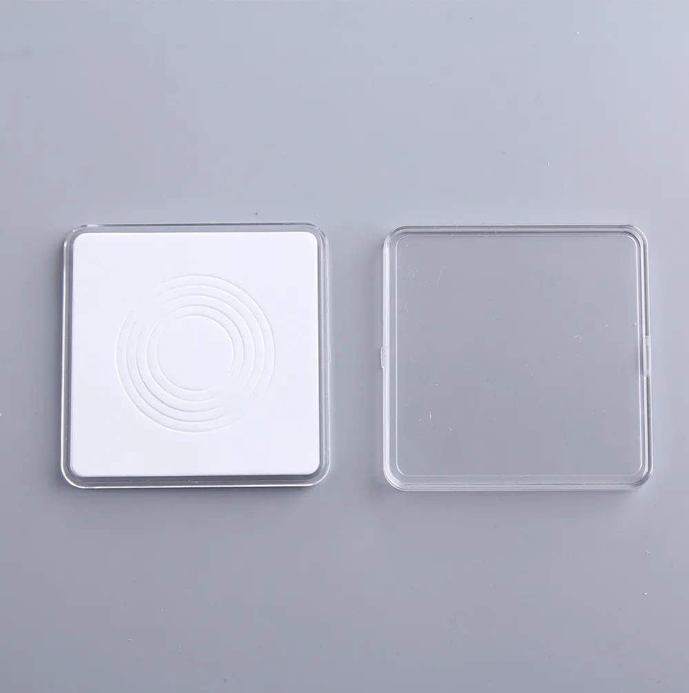 40*40mm Acrylic square capsule for ingot silver bar coin