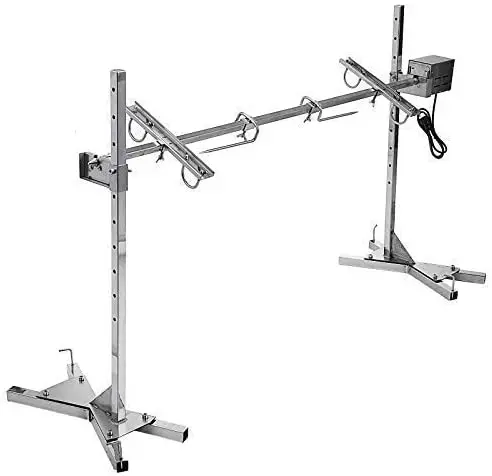 
 Система для приготовления пищи из нержавеющей стали с мотором для использования на улице, жаровня для свиней, куриц, овец, барбекю  