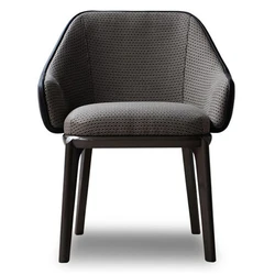 Elegant wholesale solid wooden upholstery fabric hotel restaurant furniture chair