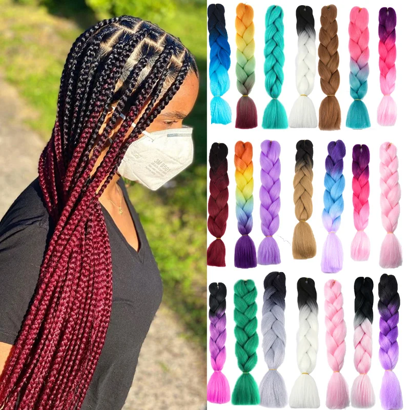 Wholesale Soft Dread Expression Synthetic Jumbo Hair Braids For African Hair Beauty Accessory China Manufacturer