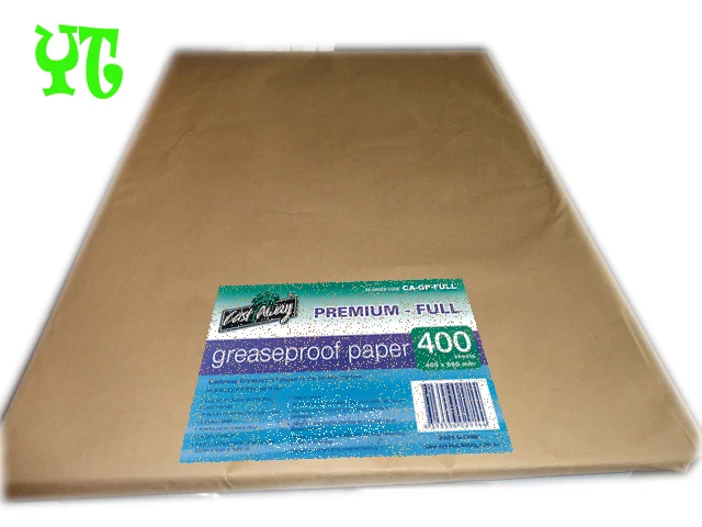 Factory direct butter paper with printing rolls greaseproof for export