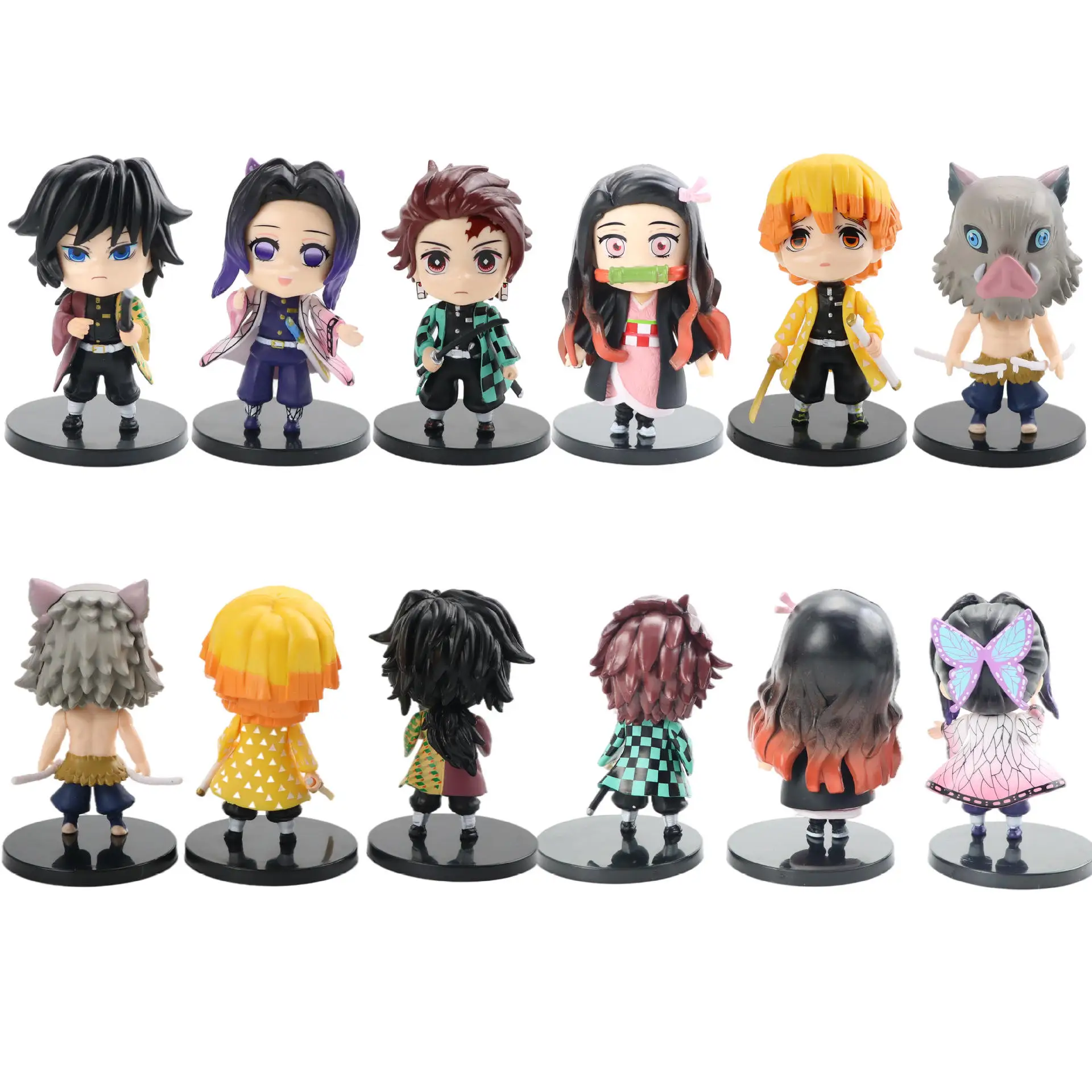 Factory Wholesale ready to ship 8 Styles Bleach Kurosaki Ichigo Kuchiki Rukia Anime Figure Cartoon Collection Toys 10cm