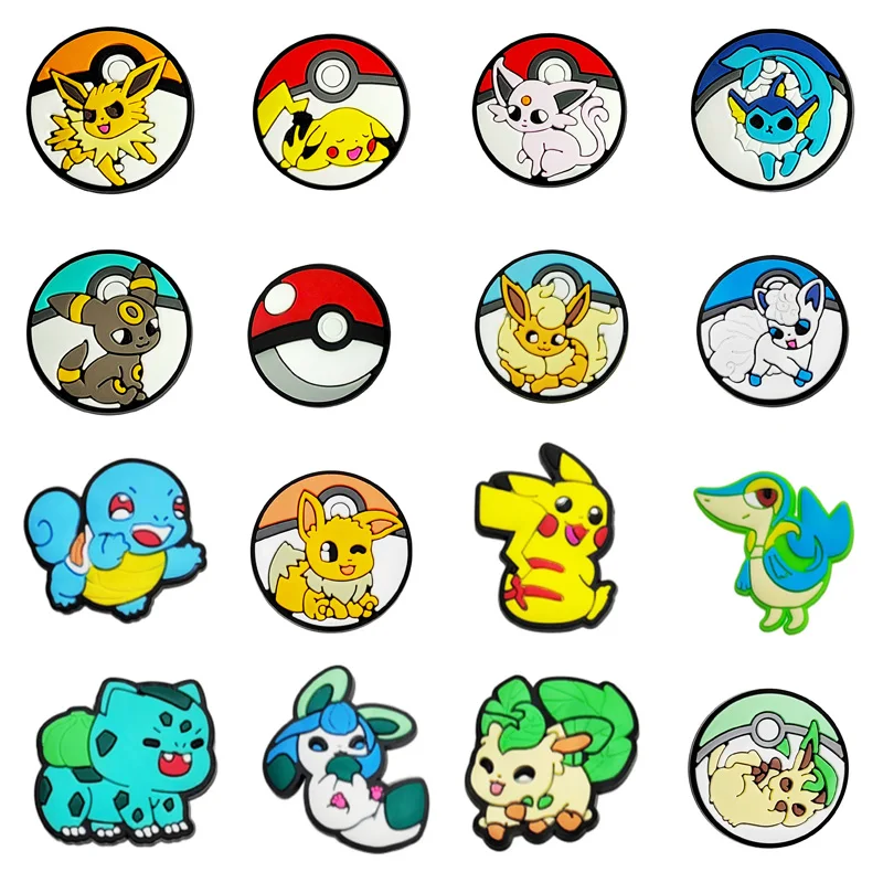 Popular Cartoon Designer Wholesale Custom Soft PVC Sandals Accessories Shoe Decoration Charms Shoe Charms For Kids Shoe Charms