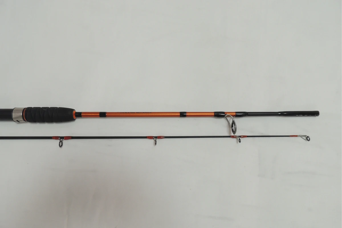 Double winner cheap solid fiberglass fishing rod 2 section action 8-15lbs