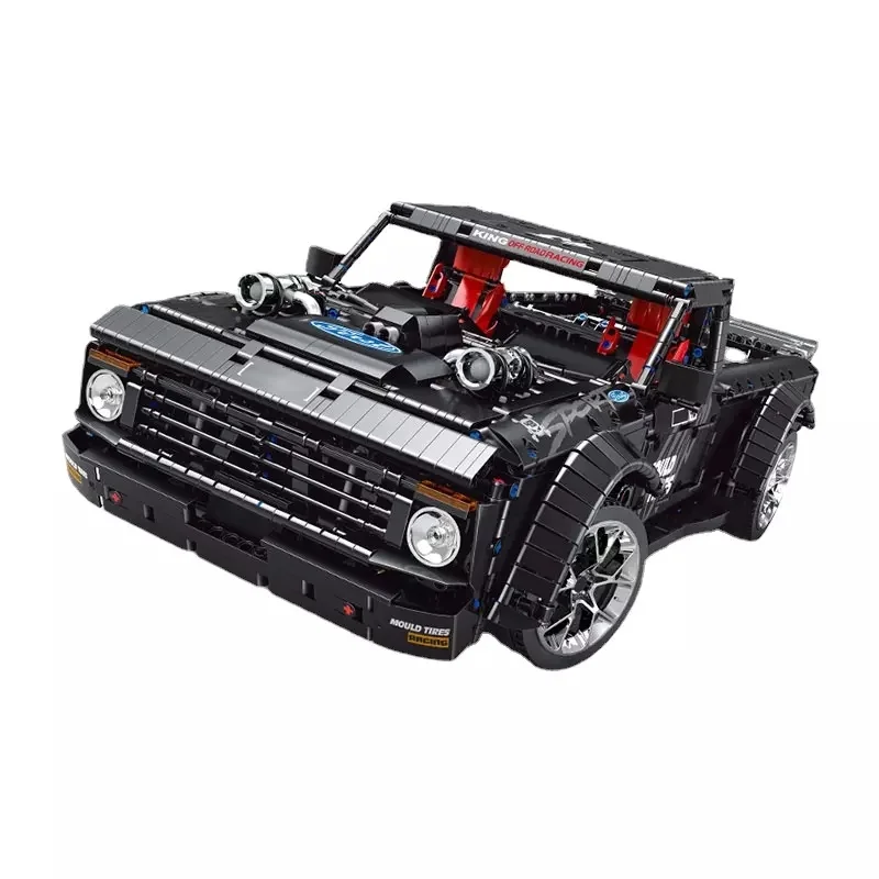 Высокотехнологичная модель автомобиля Mould King 13082 внедорожник Moc моторизованный грузовик строительные блоки кирпичи для рождественских подарков