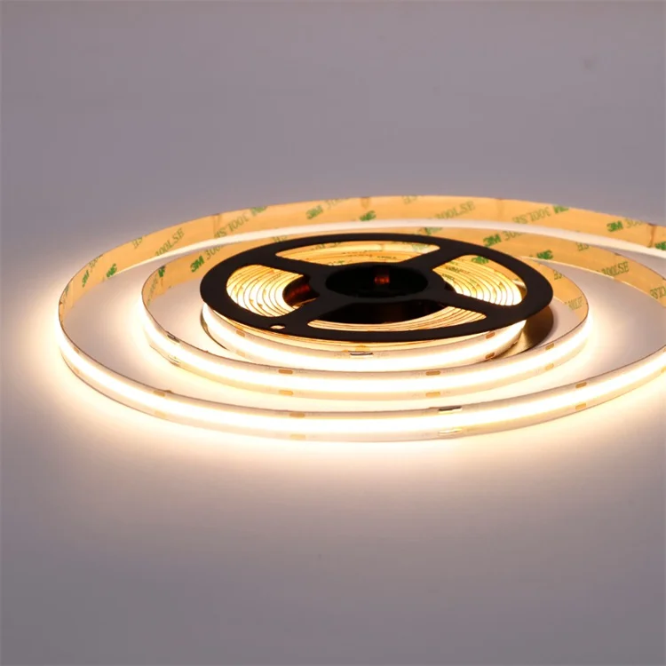 Светодиоды 24 В cob cuttable DC 12 flip LED IP67 водонепроницаемая силиконовая Гибкая бесконтактная COB мягкая лампа ультраяркая полоса освещения