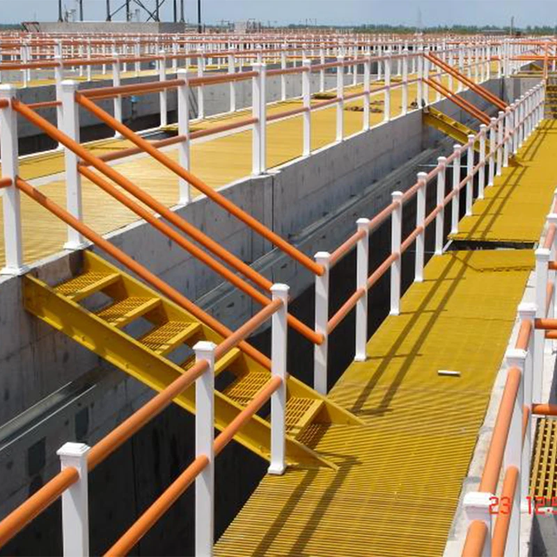 Коррозионно-стойкая полная конструкция Frp система Frp поручни и лестничные перила Поручни и перила Frp