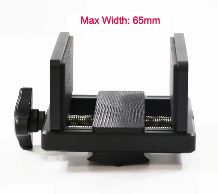 Universal Clamp Aluminum Tripod Mount Adapter Precision Clamp Saddle Shooting Rest for Hunting, Shooting and Outdoors