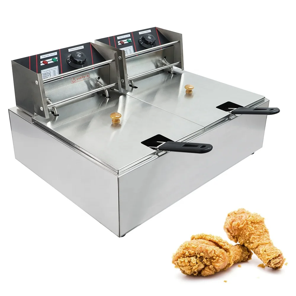 Factory Price Commercial Electric Deep Fryer For Fried Chicken And Chips For Household And Outdoor Use