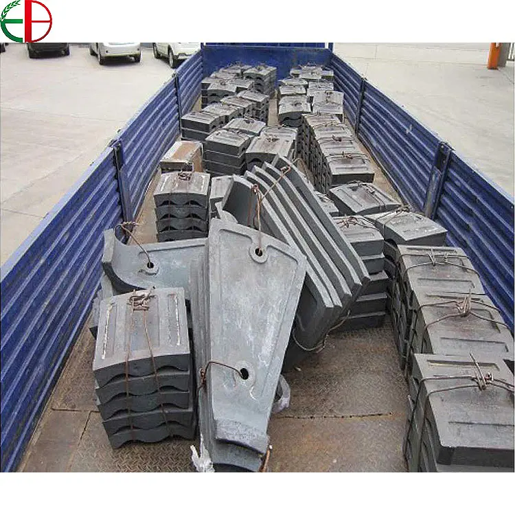 HRC59 BTM Cr26 High Cr White Iron Blocks Side Liners,Cement Mill Liner Plates 4.3 x 13.5m EB5006