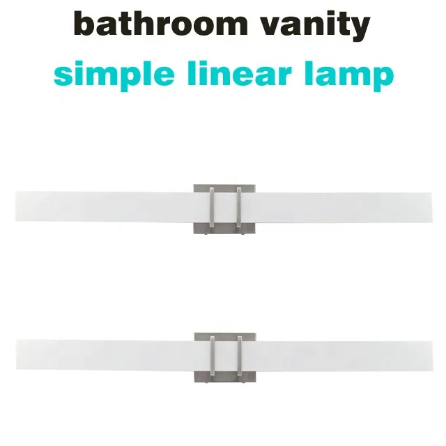 bathroom vanity lamps mirror light fixtures LED 20w 120v 3cct acrylic diffuser linear lamp indoor lights dimmable