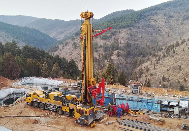 XSC5/280 Fast Dispatch Rotary Drilling Rig New Diesel Engine Water Well Mine Drill Rig for Construction Core Components Motor