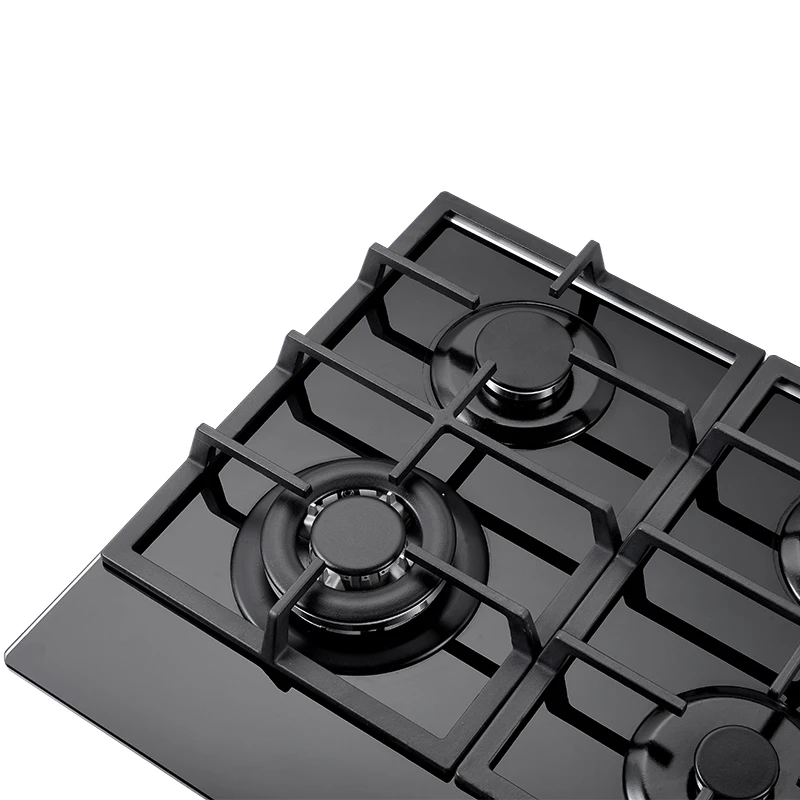 Factory Sales Kitchen Application 4 Burner Gas Hob Electric Cooktop With Battery