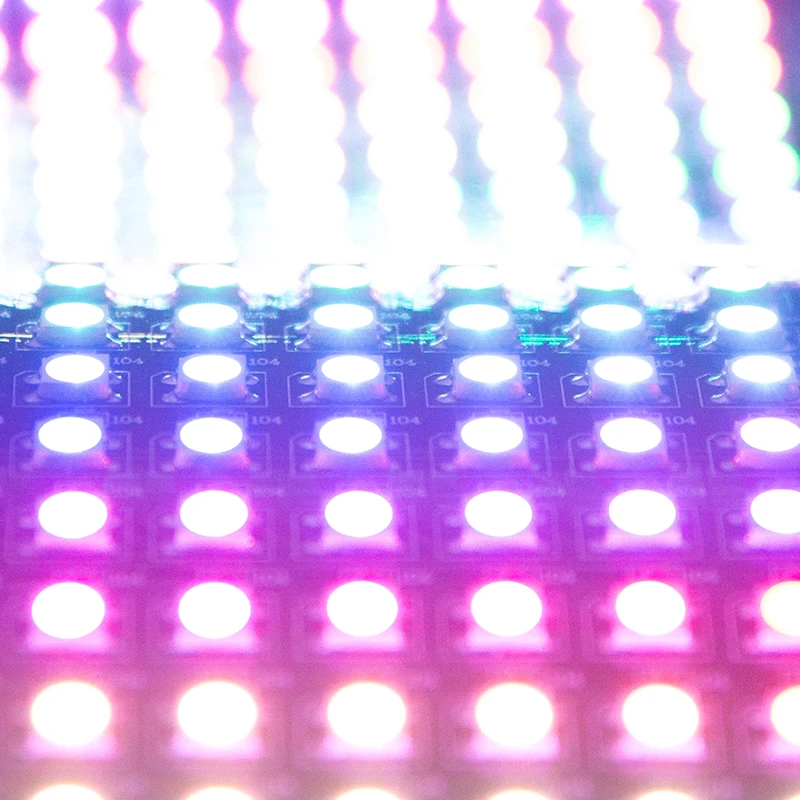 Ip20 Ws2812b Addressable Led Panel Digital Programmable Display Light Led Panel Matrix