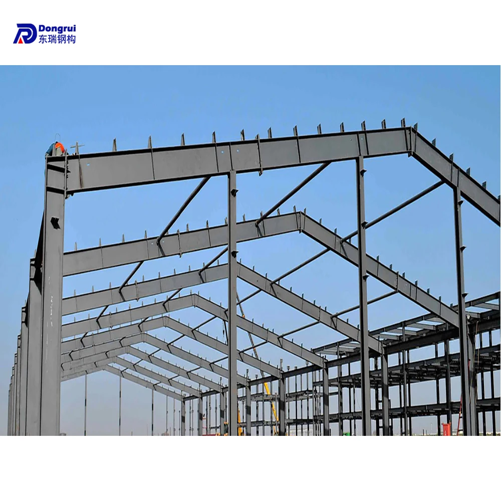 Low Price Structural Steel Truss Commercial Office Building Steel Structure Framed Prefabricated Construction With Drawing