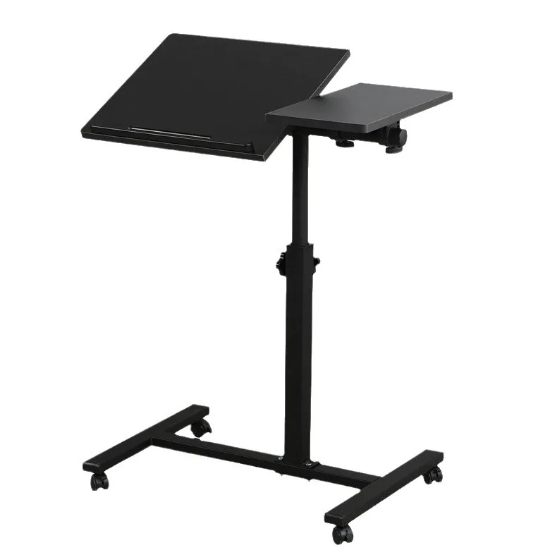 Wholesale Portable Rolling laptop desk Adjustable laptop desk with wheels Adjustable laptop stand