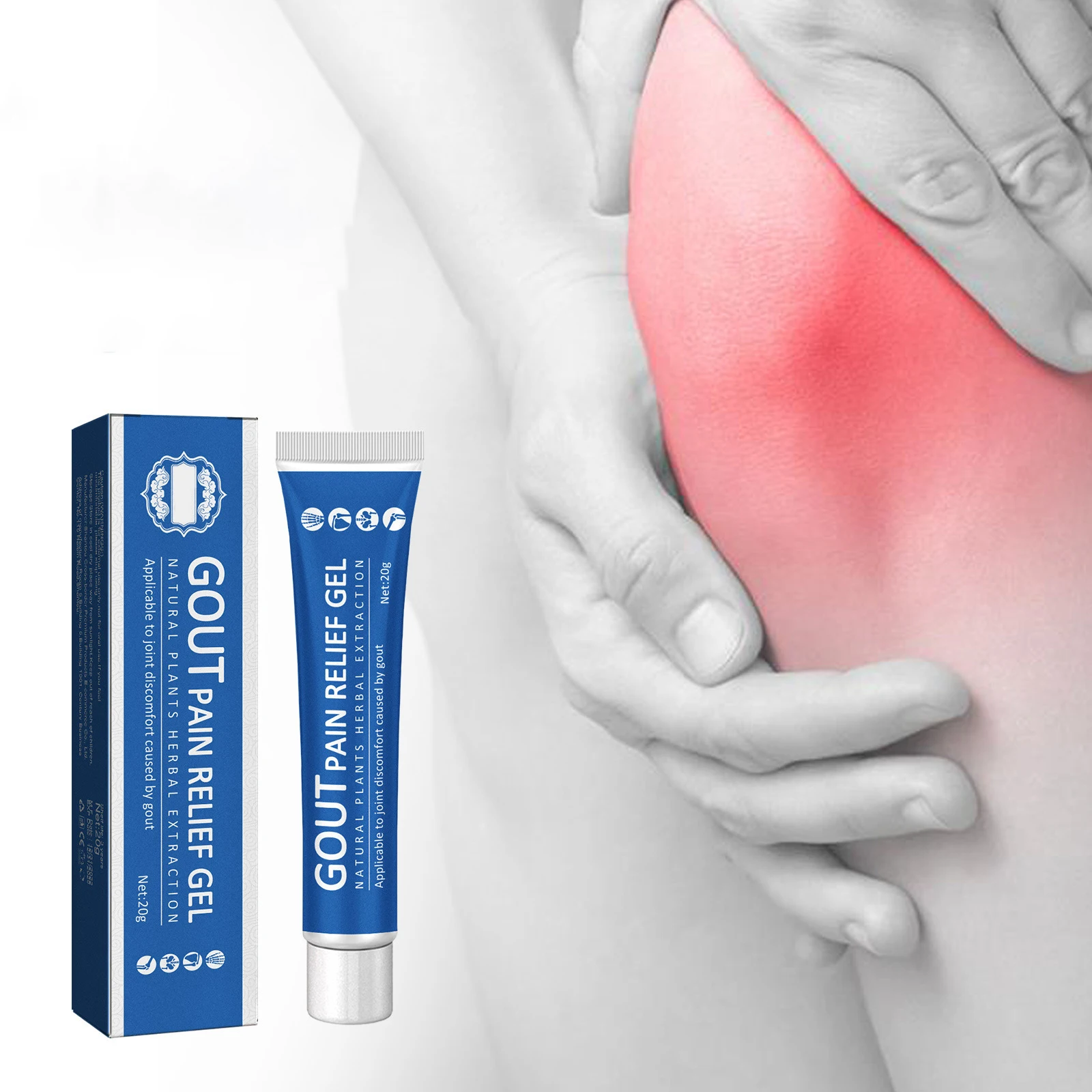 oem wholesale natural herbal 20g cream gout pain relief cream muscle pain relief ointment cooling gel cream