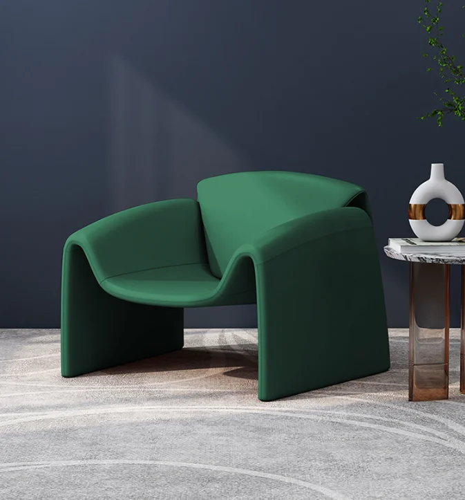 Высококачественный роскошный Однорычажный стул, креативный простой кожаный диван, мебель для гостиной, домашняя мебель, итальянское кресло для отдыха