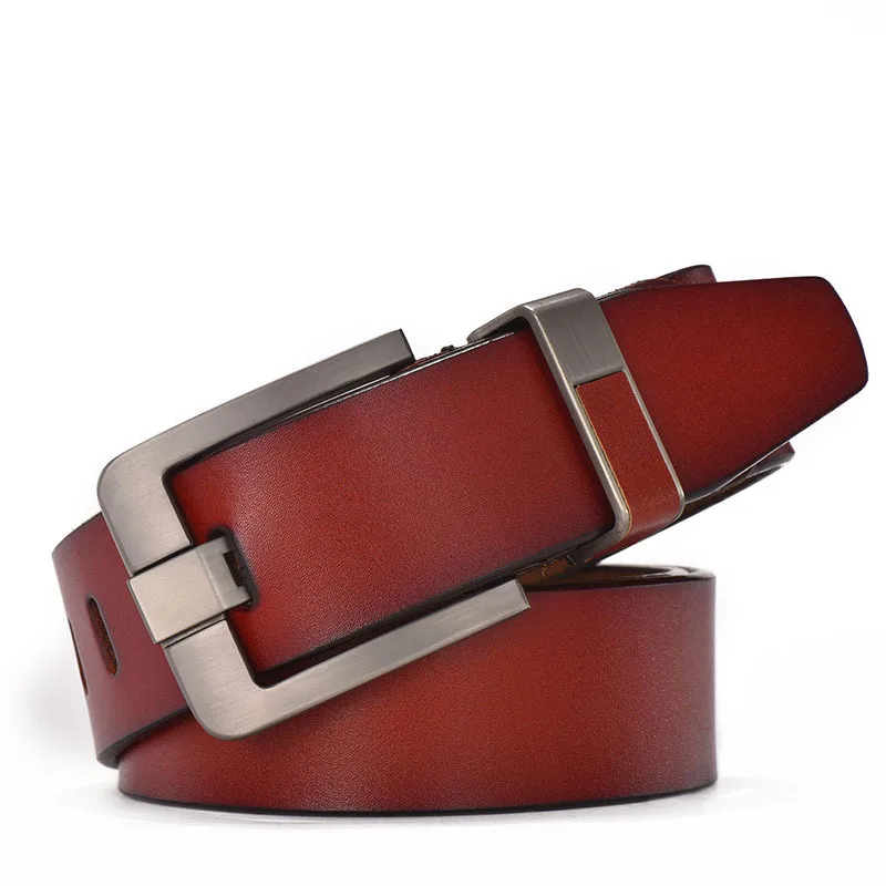 
Wholesale Fashion Waist Cow Hide Mens Genuine Leather Belts 