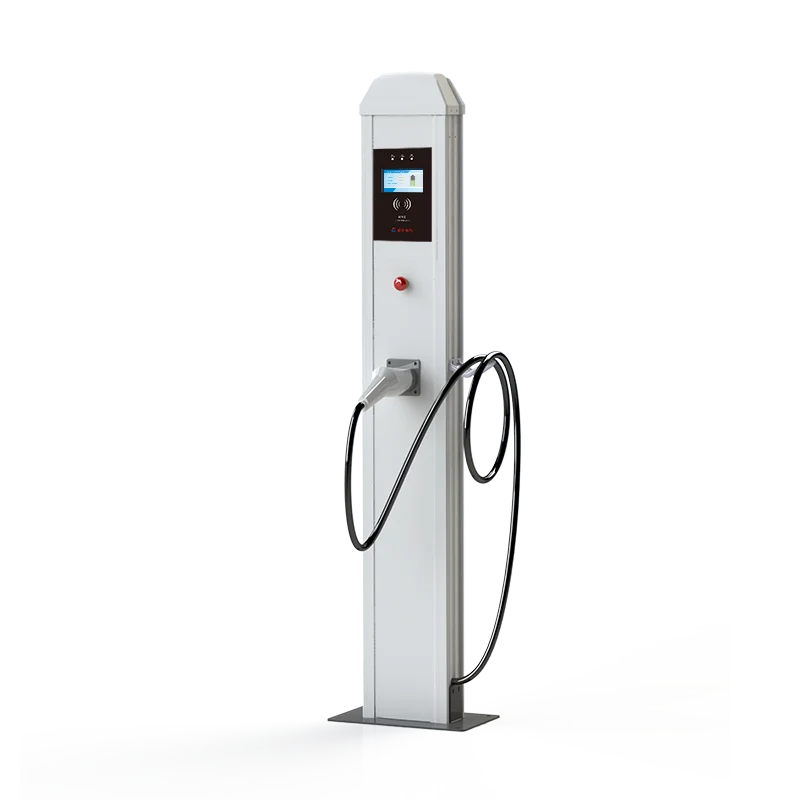 3-фазный общественный ev коммерческое зарядное устройство полюс 32a Тип 2 Электрический автомобиль зарядки сваи Китай Поставщик