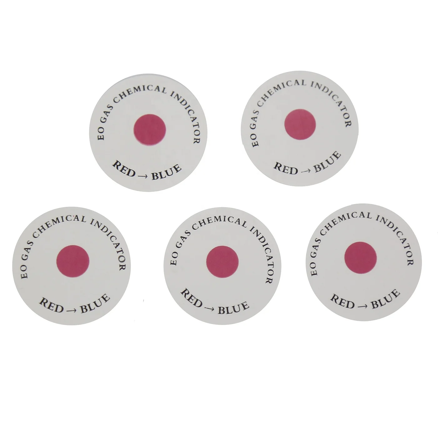 Factory supply chemical sterilization test indicator sticker autoclave EO indicator label