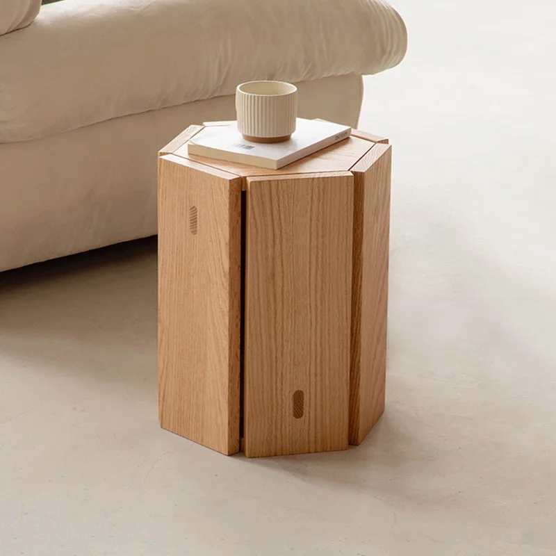 Simple Solid Wood Stool Multi-functional Order Stackable Low Stool Balcony Sofa Side Several-hundred-change Small Furniture