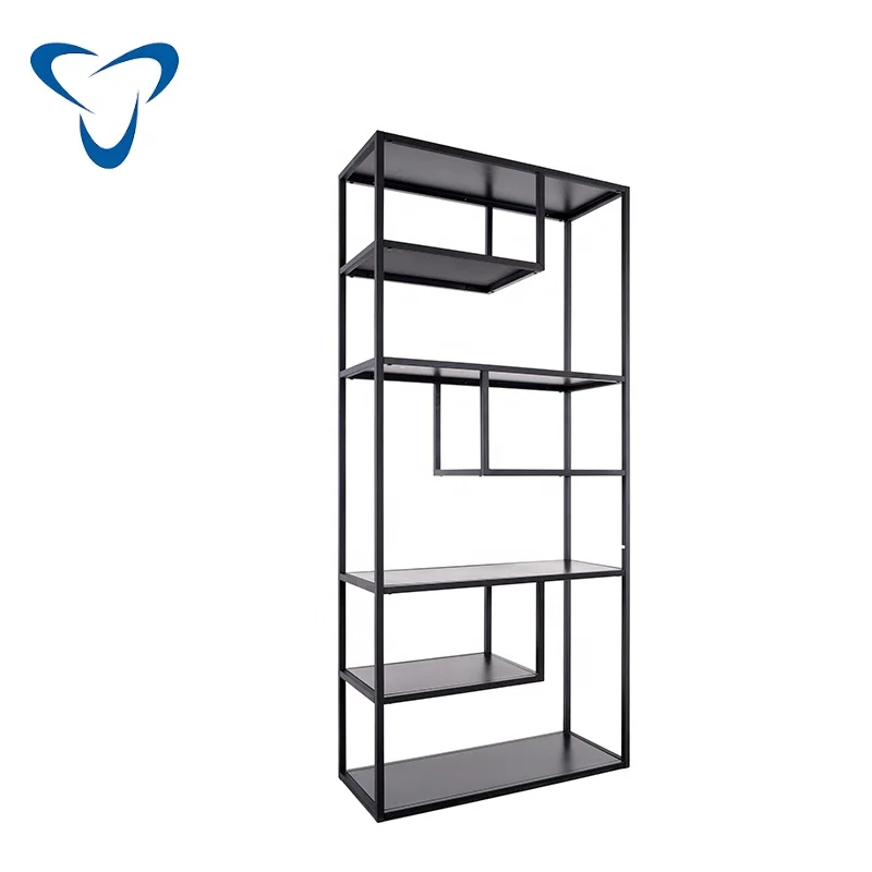 Office Metal Storage Cabinet Decor Books Filing Display Shelf Factory Low Price Furniture School Magazine Stand Steel Shelves
