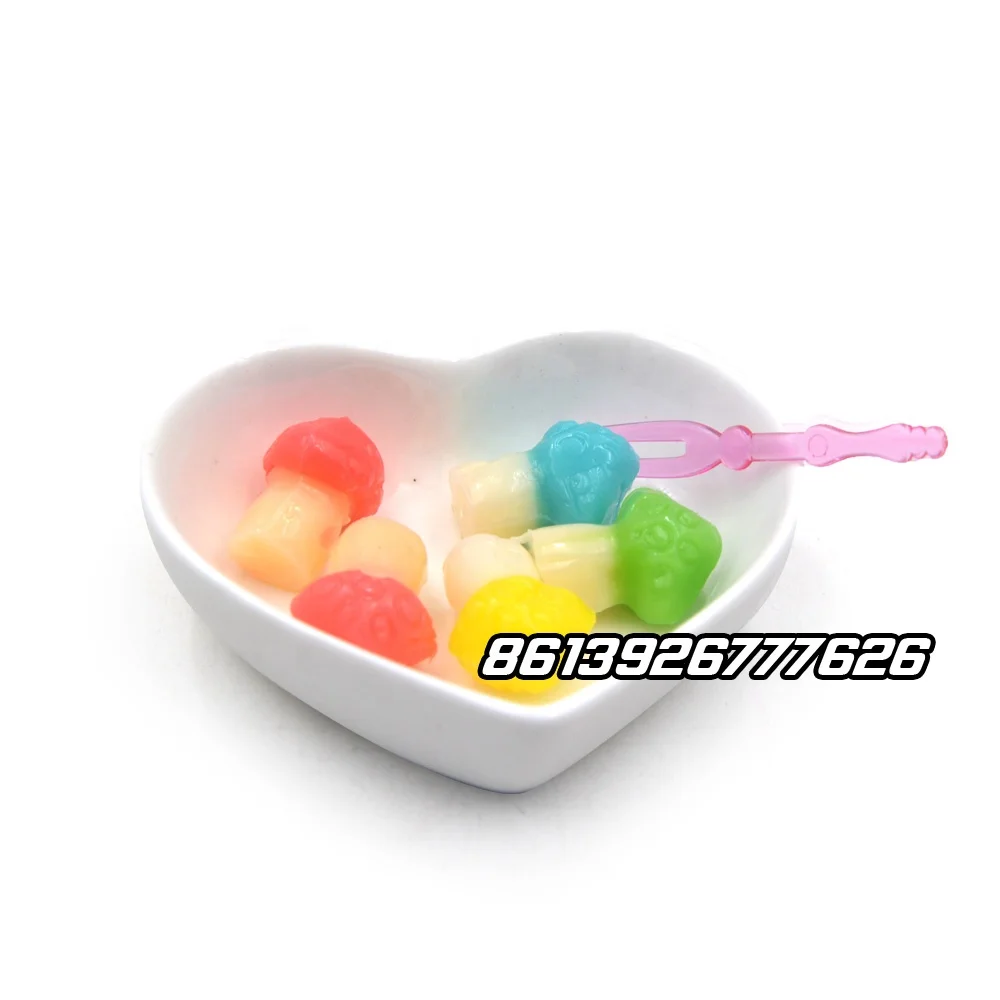 Hot Selling Mult-colored Sweet Mushroom Gummy Candy For Wholesale