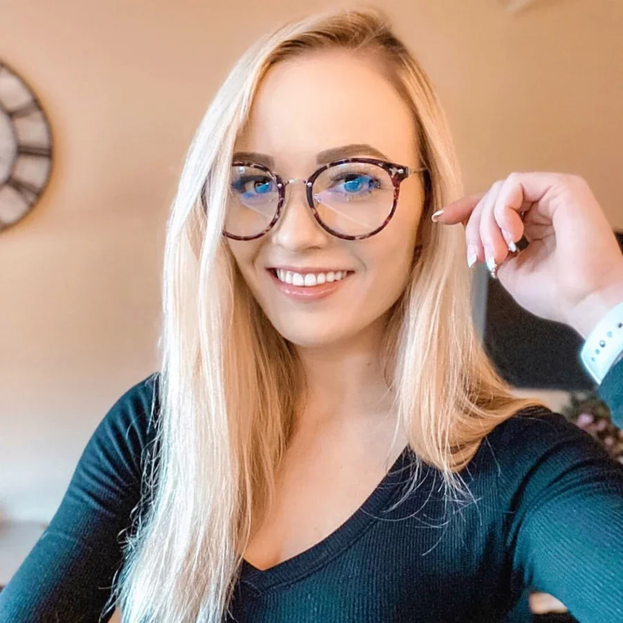 Buy 1 Get 1 Round TR90 Frame 2020 Cheap Prescription Glasses Online Customization Astigmatism 0~200 Nearsighted Eyeglasses