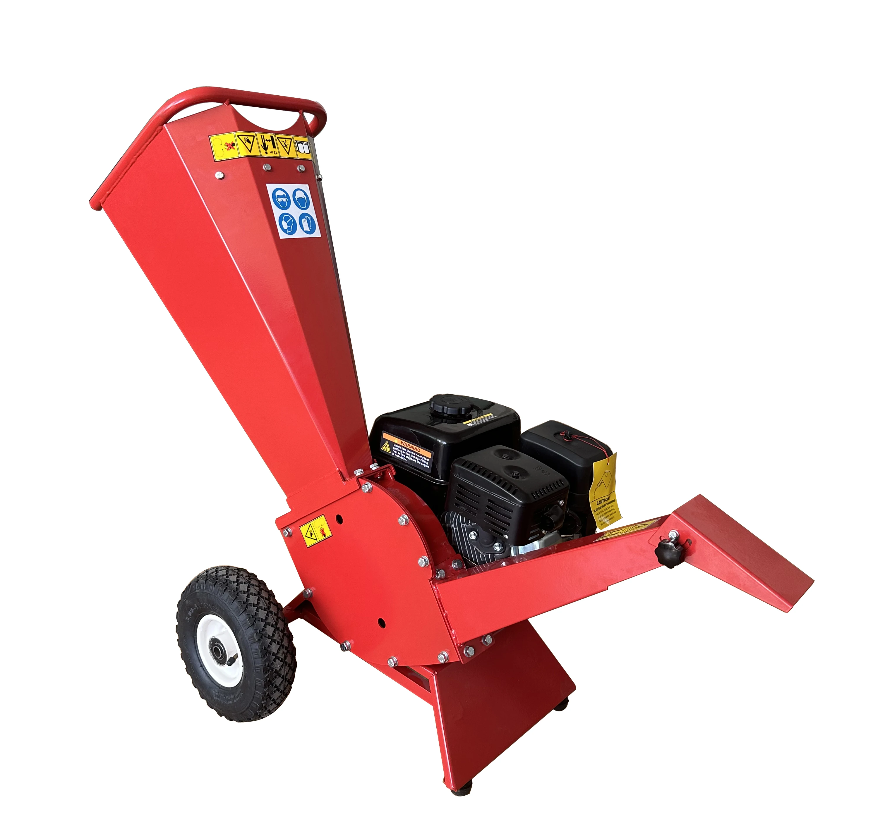 Small household agricultural machinery and equipment 6.5 horsepower wood chipper for sale
