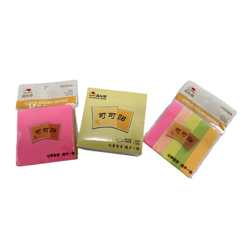 2024 New Arrivals Memo Pallet Sticky Note pad Cube Custom Printing Page Marker Sticky Note Memo Pad