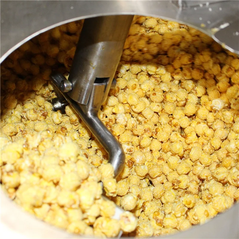 Hot Selling Commercial industrial automatic caramel spherical electromagnetic popcorn machine with high