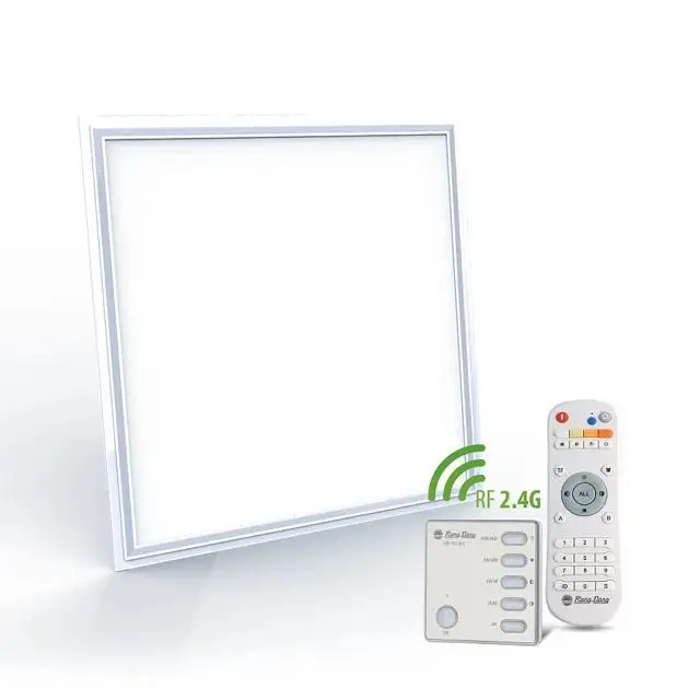 DC 24V Recessed Round LED Panel Light Dimmable 2000K 6000K Compatible with TUYA PWM Dali Loxone smart home lighting