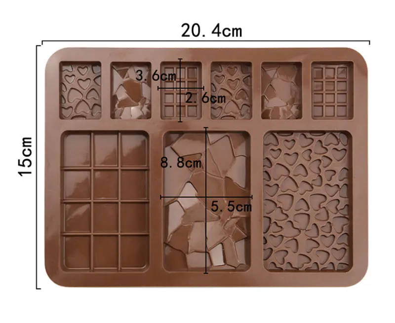 New Design Silicone Resin Molds Food Silicone Candy Molds Cake Decorating Tools 3d Chocolate Mold