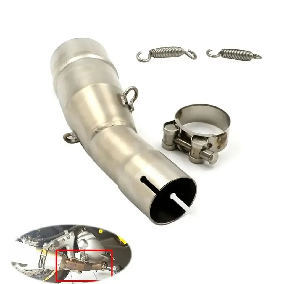 Motorcycle Exhaust System Slip-on Exhaust Middle Pipe Set For X.MAX 250 300 400 17-19