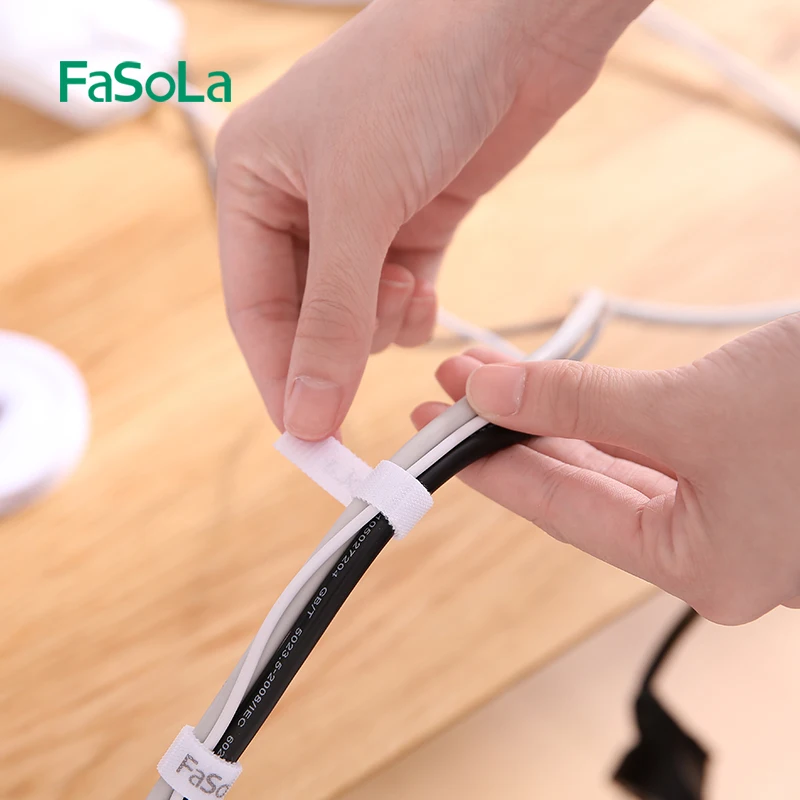 FaSoLa Back to back  stickers Binding tape computer finishing self-adhesive machine room binding tape 1m