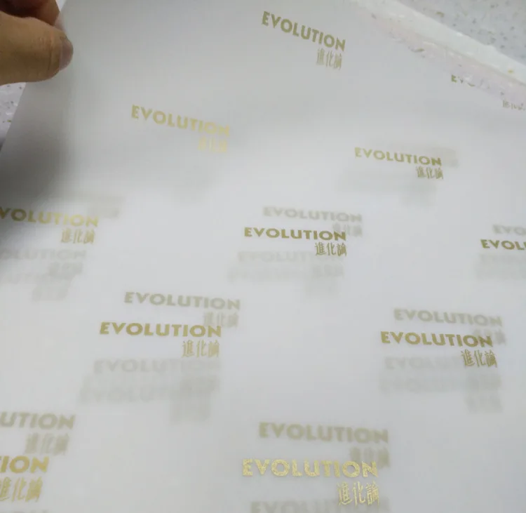 17 gsm silk printed gold white elegant gift wrapping tissue paper clothes shoes wrapping packaging paper