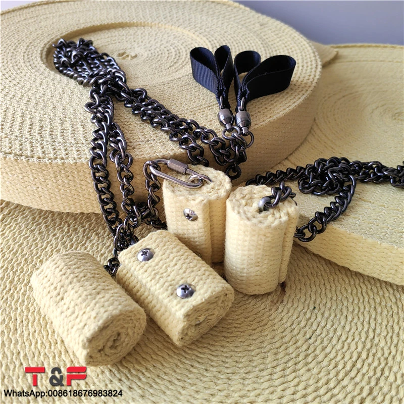 Customization Wholesale Wick Fire Juggling Aramid Flat Wick Fire Spinning Poi