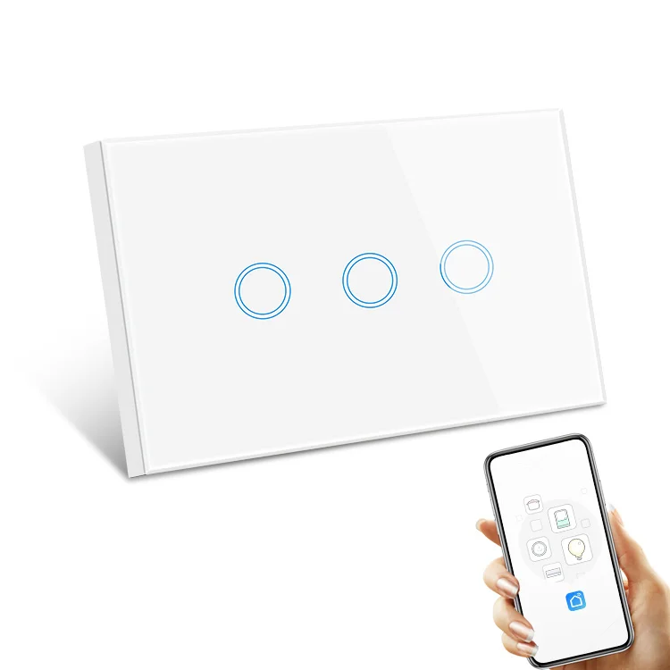 
OEM australian standard wifi controlled light switch 110v 240v Tuya smart wall switch 