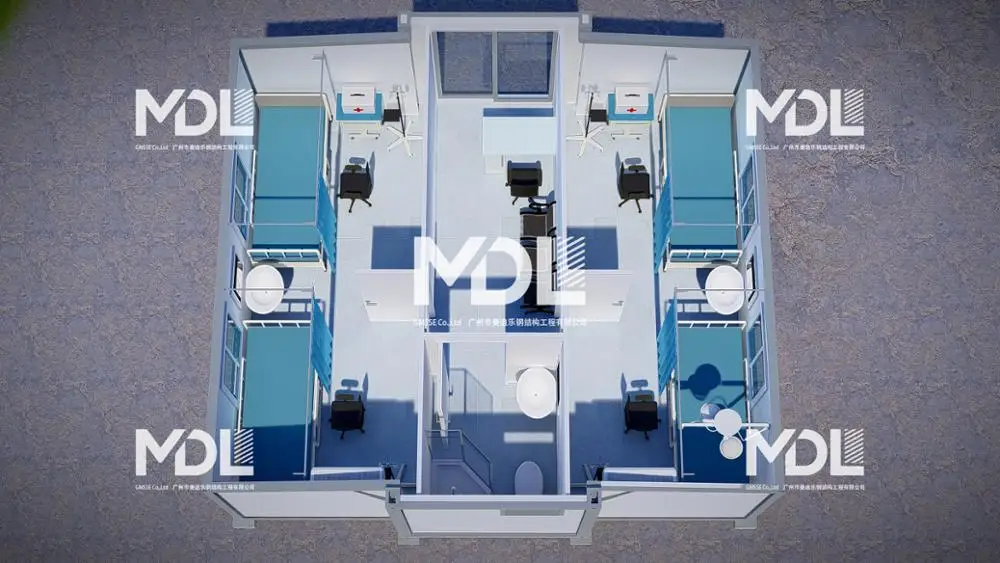 Hot Sale Fast Build Modular Container Hospital Container Clinic Prefab House For Europe