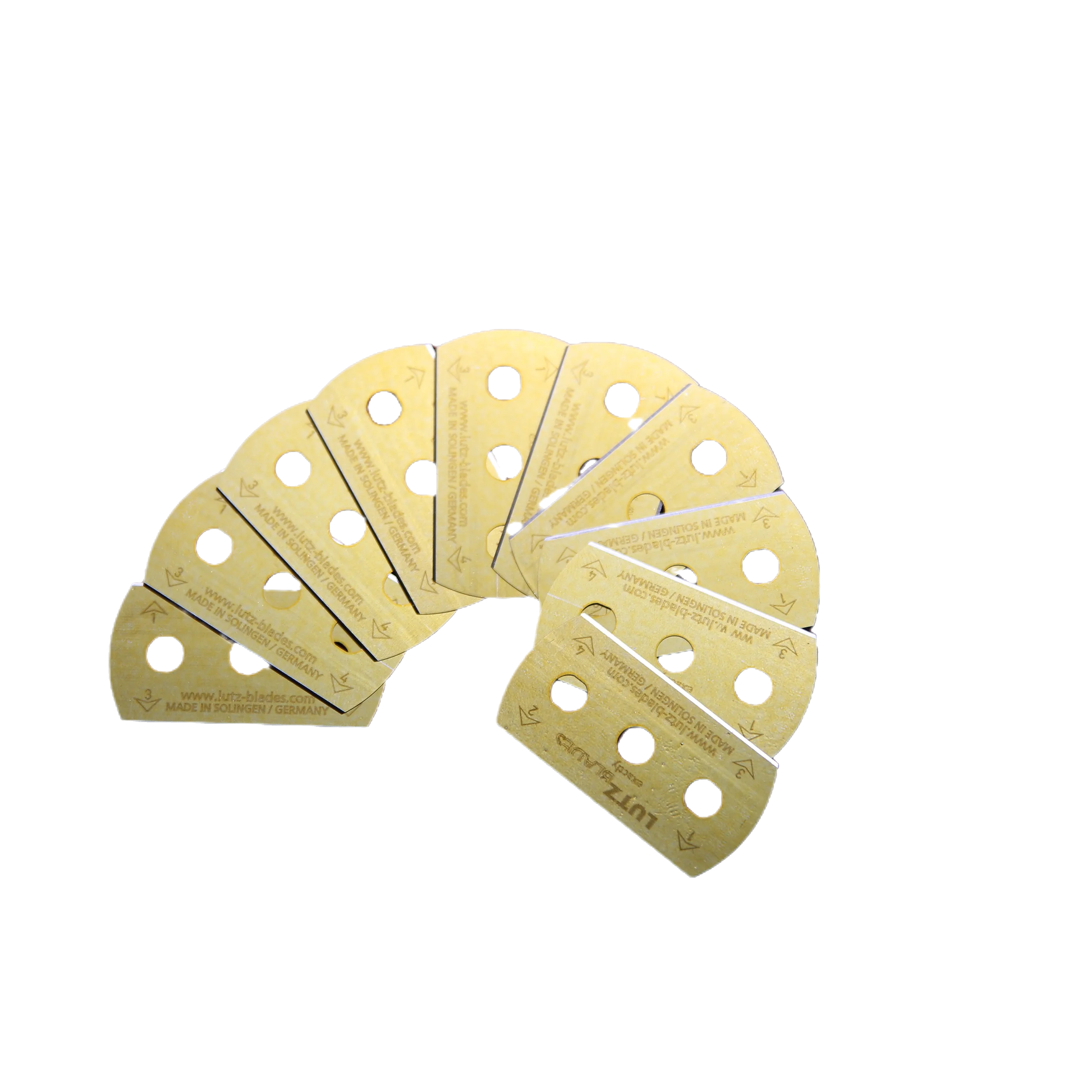 Ceramic Three Hole Blade For Film Cutting Machine Blade