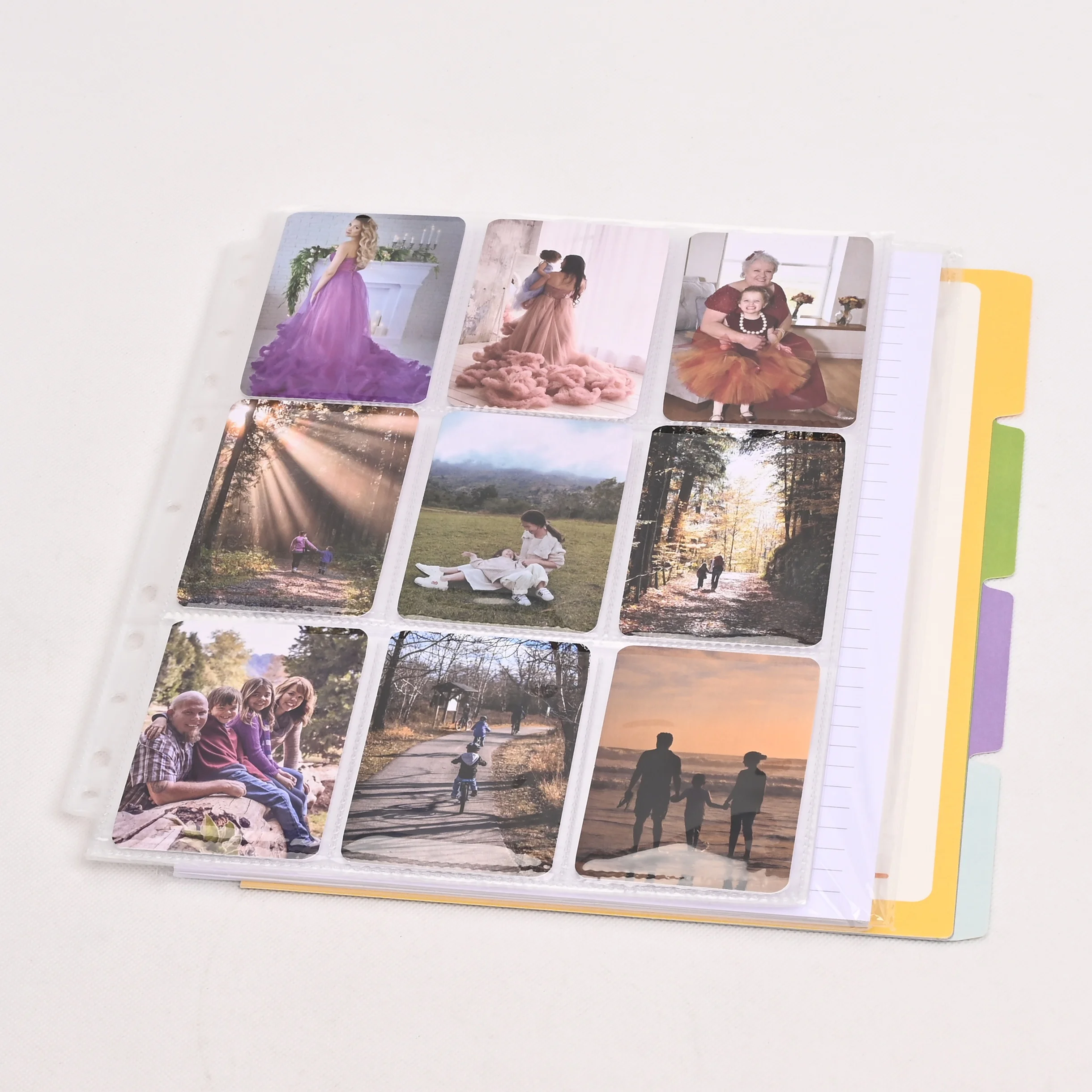 Bulk Wholesale Cartoon Super Cute Notebook With Paper Cover 6 rings Binder Spiral Bound Notebook For kids Student