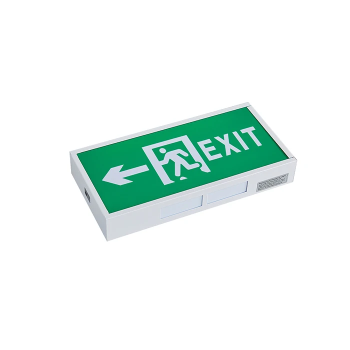 Wall Mounted 3W Emergency Exit Sign Safety Sign With Lithium-ion Battery 3 Hours Maintained