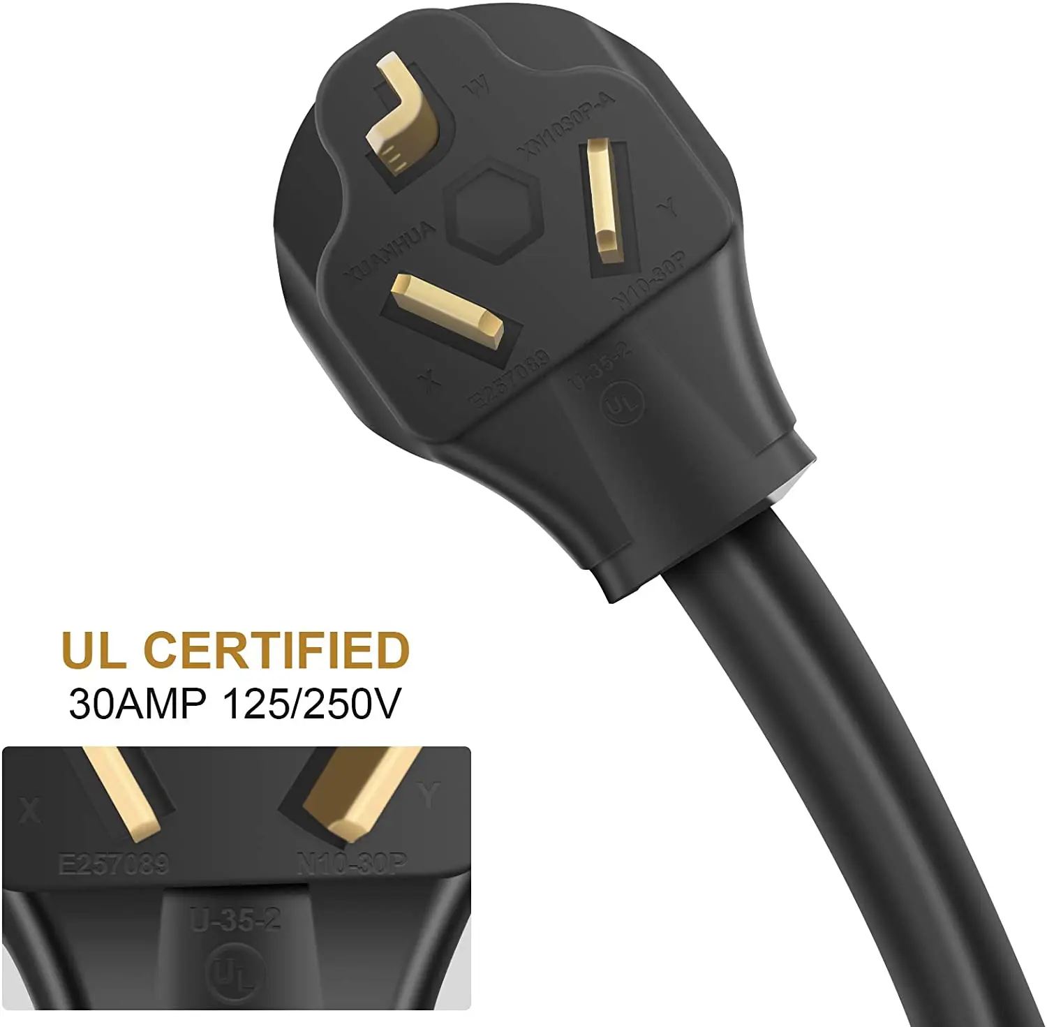 Образец, универсальный заводской шнур питания Nema 5-15p к C19, штепсельная вилка etl