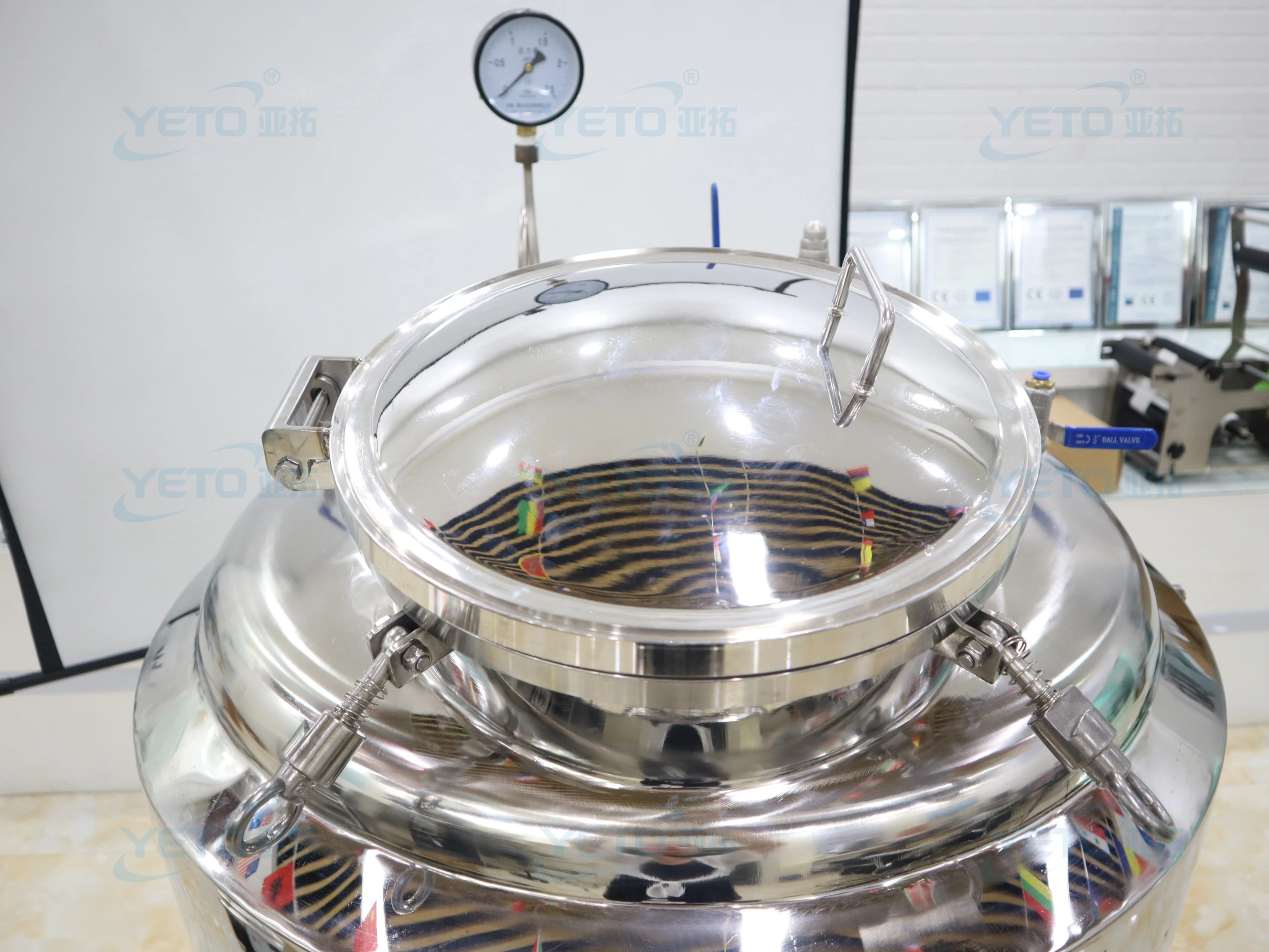 Stainless Steel Syrup Sauce Lotion Liquid Soap High Shear Agitator Mixer Tank Soap Making Machine Cosmetic Equipment