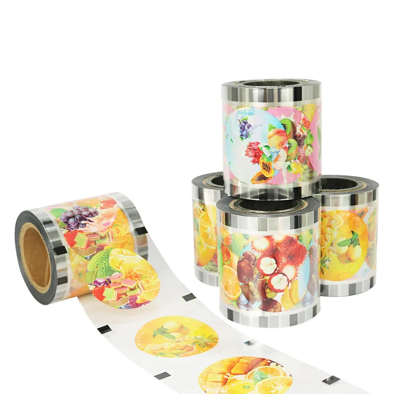 High Quality Custom Printed Aluminum Foil Food Packaging Roll Film Plastic Packaging Bag For Food